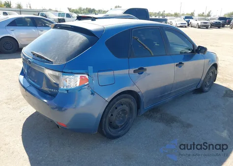 2008 Subaru Impreza 2.5I из США, поврежденный, VIN JF1GH61678H820544